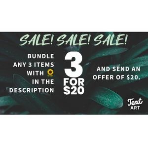 🌻🌻3 for $20 sale!🌻🌻